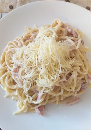 20 perces sonkás tészta! recept fotója