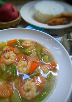 Foto resep Sup Sayur Udang Sederhana