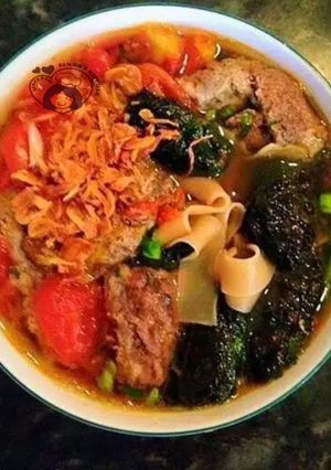 Hình của món Bánh đa cua Hải phòng.