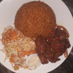 Party jollof Rice A picture of Party jollof Rice.