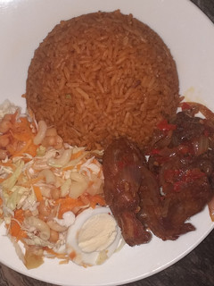 A picture of Party jollof Rice.