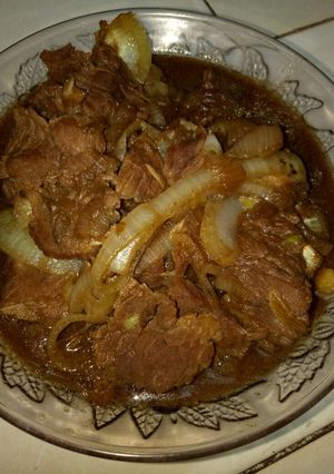 Foto resep Daging teriyaki hokben simpel