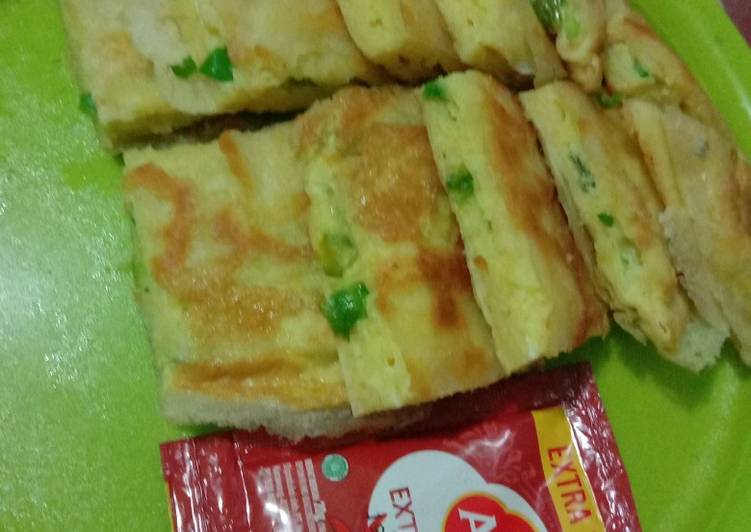 Martabak telor kulit lumpia simpel