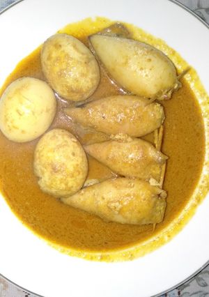 Foto resep Gulai cumi dan telor
