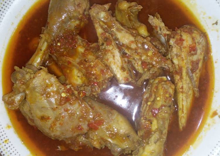 Steps to Prepare Perfect Chicken peppersoup