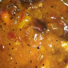 A picture of Mix fruit chutney.