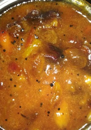 A picture of Mix fruit chutney.