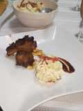 Costillar de cerdo BBQ (cena completa)