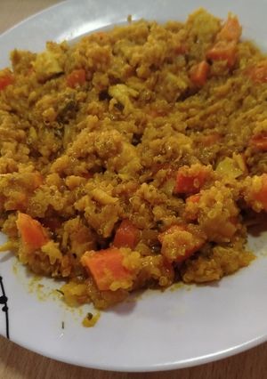 Una foto de Risotto de quinoa