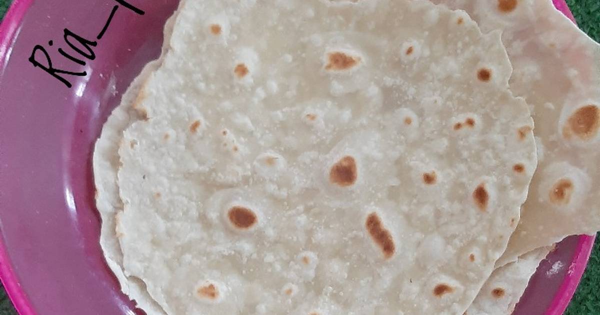 Mosafa Roti Resep Roti Arab atau roti pita (no oven no mixer) oleh amaa.ria - Cookpad