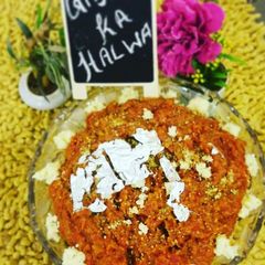 A picture of Gajar ka halwa.