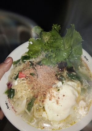 Foto resep Mie kuah telur rawit