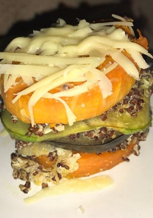 Una foto de Lasagna de verduras