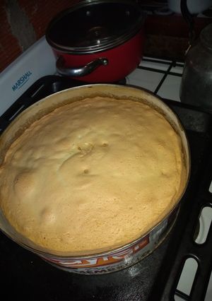 Una foto de Bizcochuelo sin leche