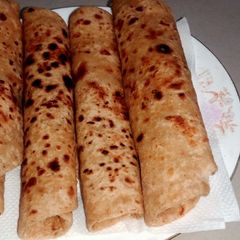 A picture of Ajwain parantha.