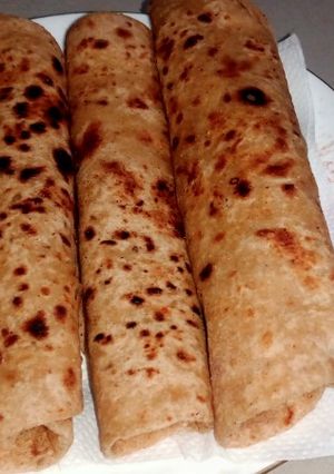 A picture of Ajwain parantha.