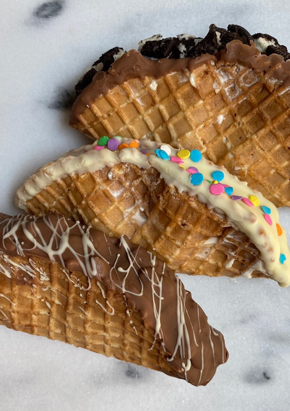 Una foto de Tacos de helado