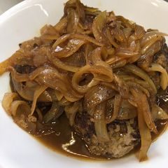 Hamburger steak A picture of Hamburger steak.