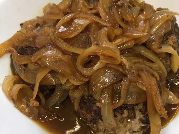 Simple Way Make Recipe Hamburger steak that is Perfect, Perfect}