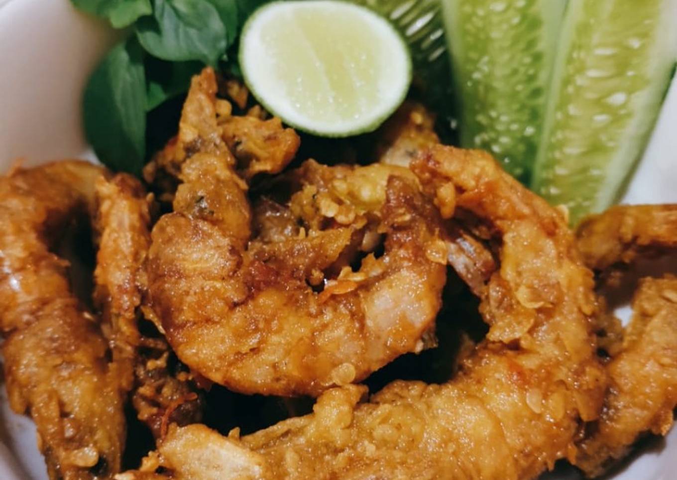 Udang krispi Pedas, enak dan simple hemat