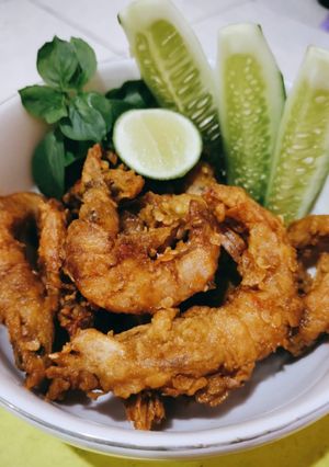 Foto resep Udang krispi Pedas, enak dan simple hemat