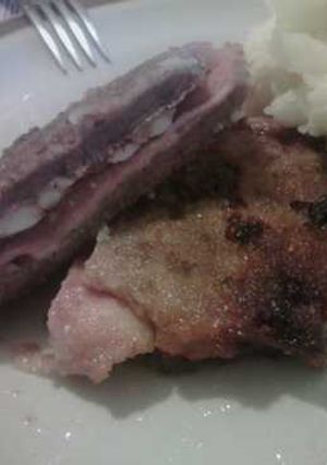 Una foto de Milanesas rellenas de jamón y muzzarella
