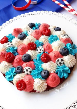 Une photo de ☆Tarte aux Fruits Rouges Spéciale Supporter☆🇫🇷