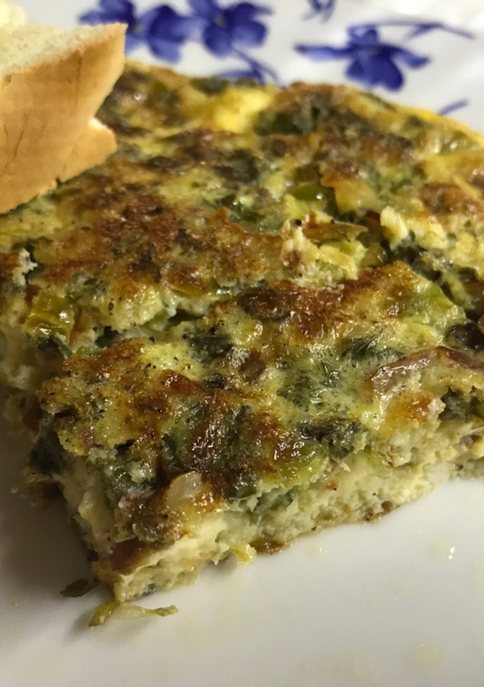 Una foto de Tortilla con verduras