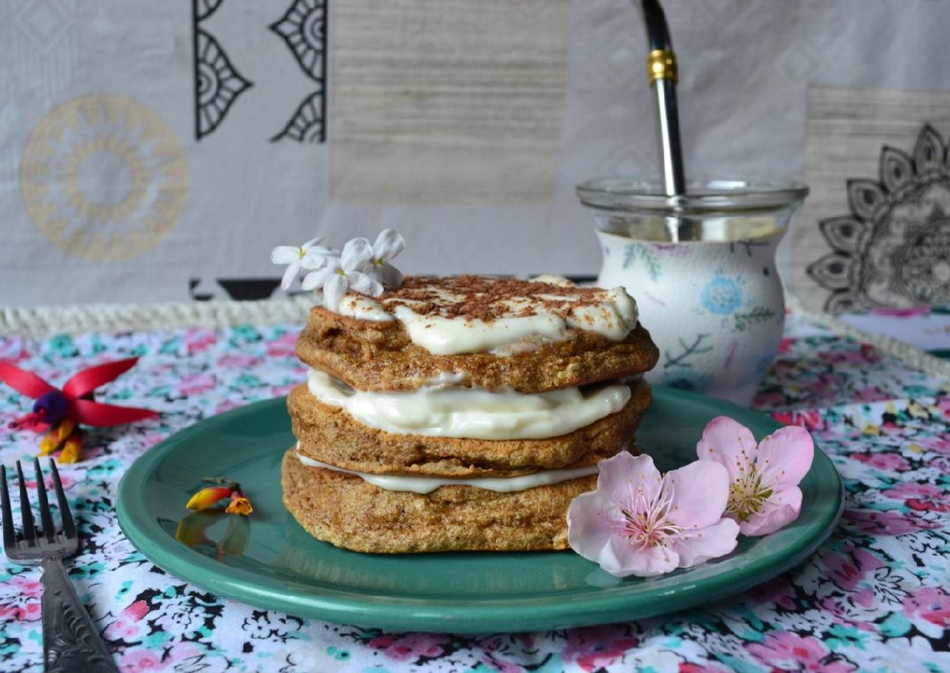 Pancakes tiramisú saludables🥞
