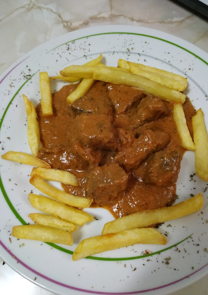 Una foto de Ternera a la griega