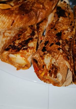A picture of Chicken Shawarma Sandwiches.