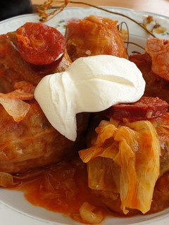 Una foto de Rollitos de repollo (Sarmale)
