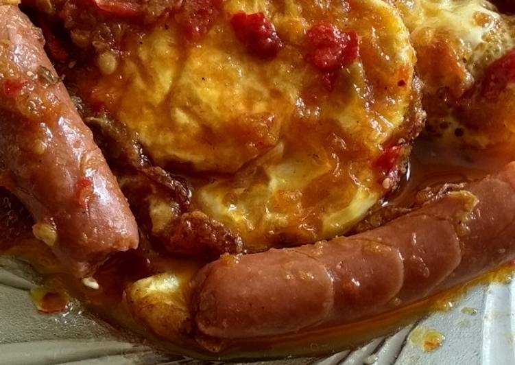 Sosis telur asam manis