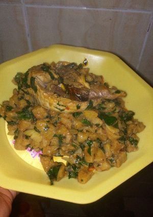 A picture of Plantain porridge.