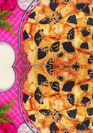 Foto resep Roti Pudding With Saus Vanila