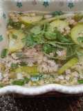 Canh bí nấu thịt xay thanh mát