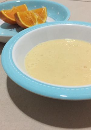Foto principal de Papilla de ciruela, naranja y yogur - naranja BLW
