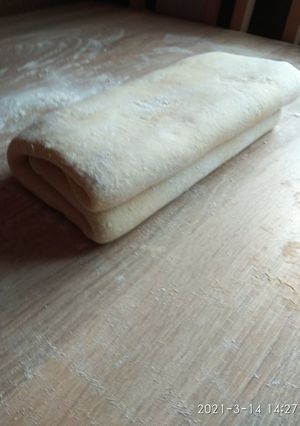 Vajas levelestészta recept fotója