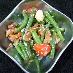 A picture of French Beans salad.