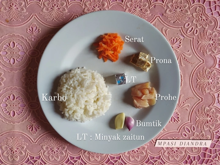 Langkah Mudah untuk Membuat Resep Bubur Ayam Wortel MPASI 6+ day 8 yang  Bikin Ketagihan Anti Ribet, Mantap Sekali