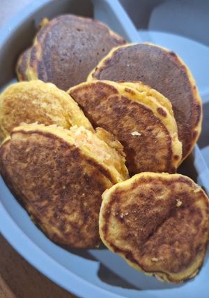 Una foto de Hotcake de zanahoria para Bebé