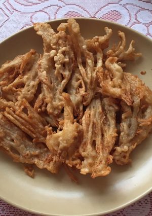 Foto resep Jamur Enoki goreng renyah