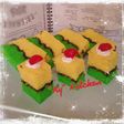 Brownies Keju Pandan