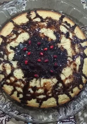 عکسی از دستور کیک موز و گردو