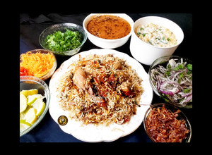A picture of Muradabadi Chicken Biryani Or Muradabadi Pulav.