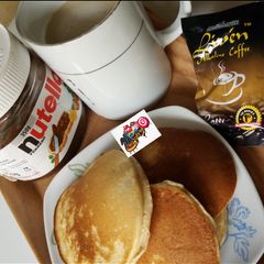 A picture of Fluffy pan cake.