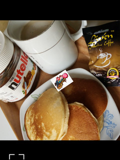 A picture of Fluffy pan cake.