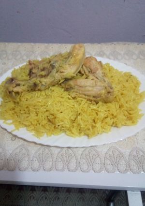 صورة لوصفة ارز بالدجاج