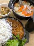 Easy Grilled Pork Patties with Vermicelli - Quick and Simple