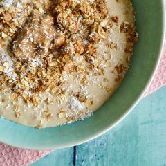 A picture of Banana, Peanut Butter & Coconut Smoothie Bowl.